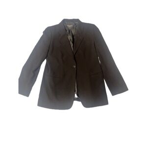 Giorgio Armani Blazer Jacket 48 IT Black Pure Wool Made in Italy Classic